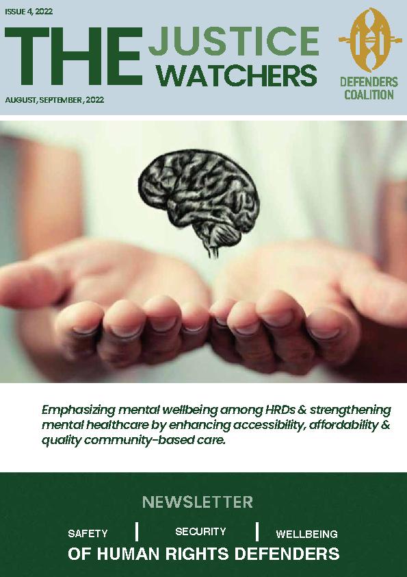 NEWSLETTER – AUGUST – SEPTEMBER 2022 NEWSLETTER ISSUE BY DEFENDERS COALITION