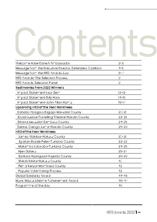 HRD Awards Booklet – 2023